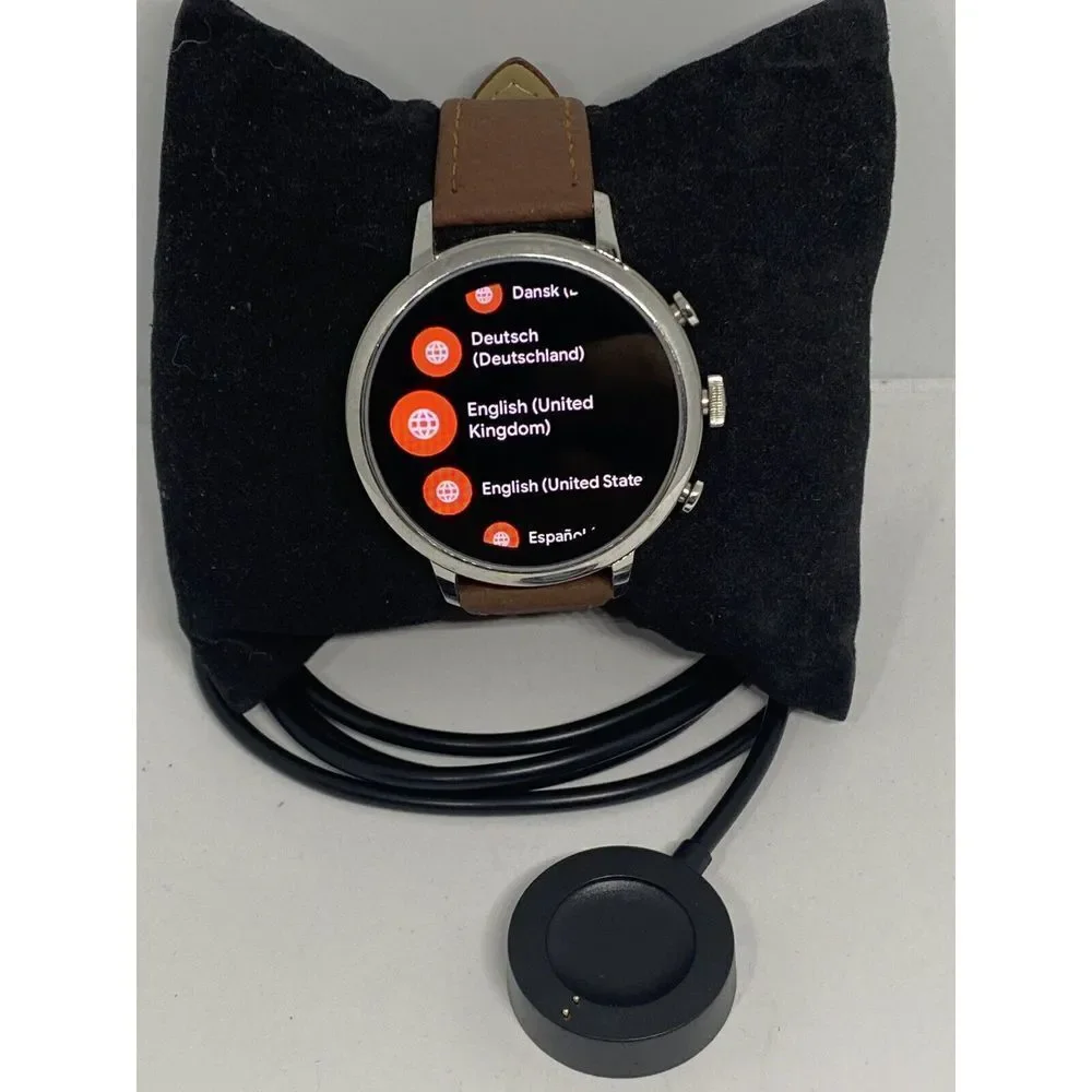 Fossil Gen 4 Authentic Digital Dial Smart Watch Custom Band FTW6014 AB180